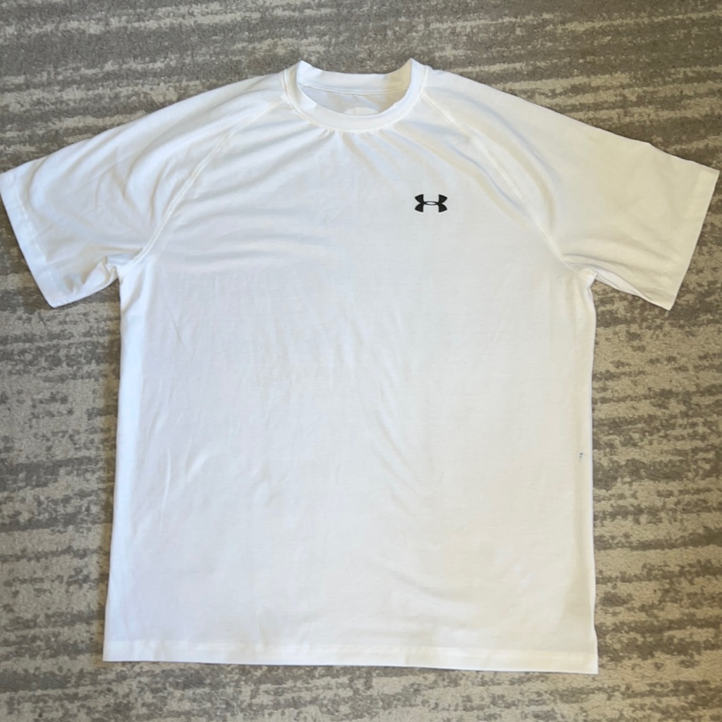 Under Armour White Short Sleeve Shirt